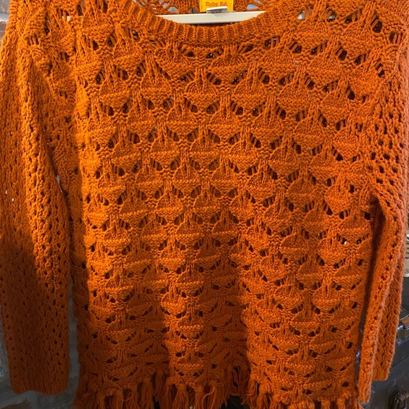 Ruby Rd. Women’s Sweater Size Medium Fringed Hem - Picture 3 of 5
